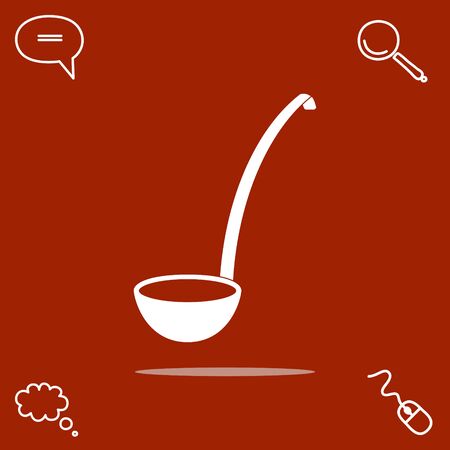 Ladle vector iconのイラスト素材