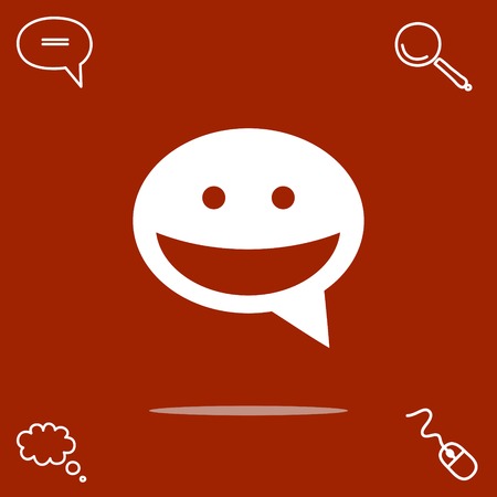 dialogue vector iconのイラスト素材