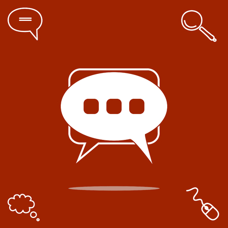 messages vector iconのイラスト素材