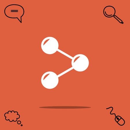 Share vector iconのイラスト素材