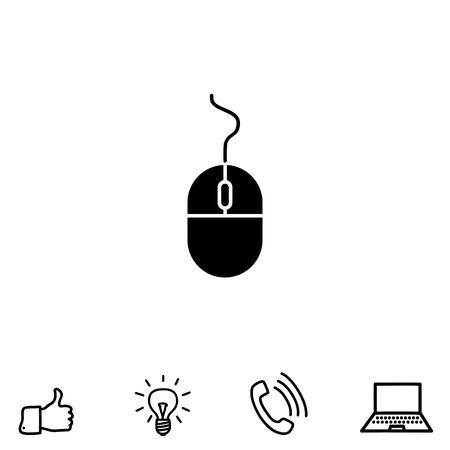 Mouse vector iconのイラスト素材