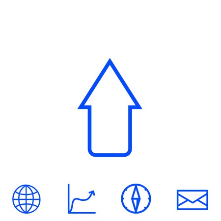 arrow vector iconのイラスト素材