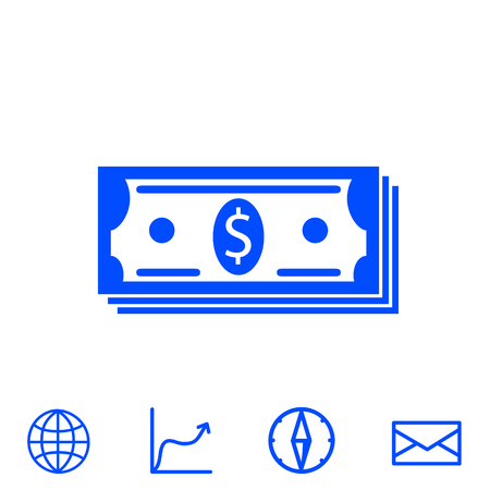 money vector iconのイラスト素材