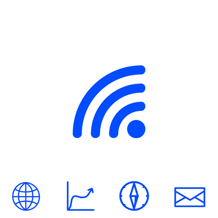 rss vector iconのイラスト素材