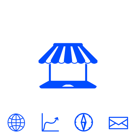 shopping vector iconのイラスト素材
