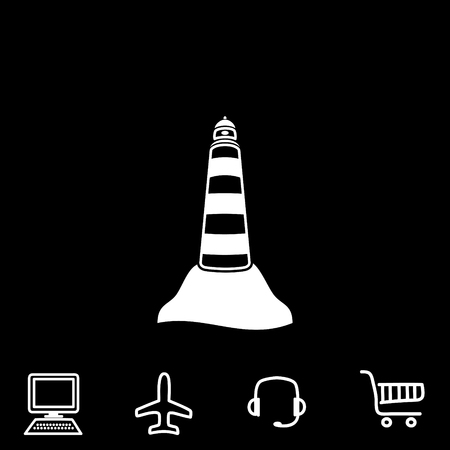 beacon vector iconのイラスト素材