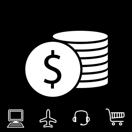 money vector iconのイラスト素材
