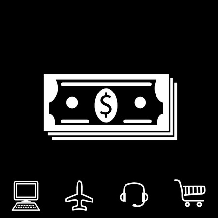 money vector iconのイラスト素材