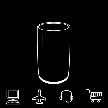 glass vector iconのイラスト素材