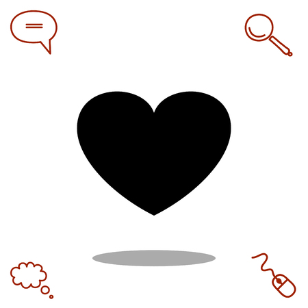 heart vector iconのイラスト素材