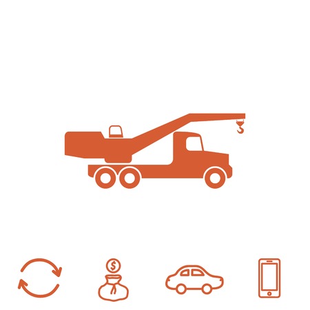 crane vector iconのイラスト素材