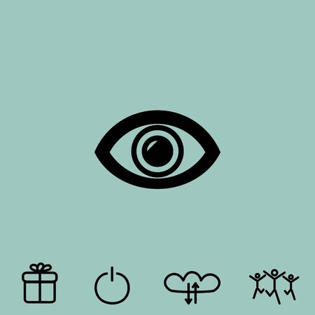eye vector iconのイラスト素材