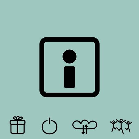 info vector iconのイラスト素材