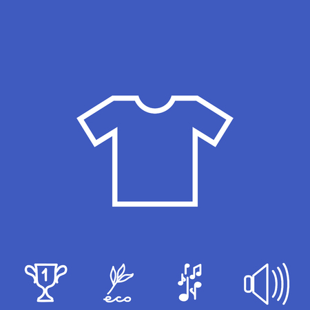 t-shirt vector iconのイラスト素材
