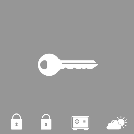 key vector iconのイラスト素材