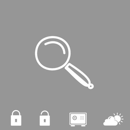 lupe vector iconのイラスト素材