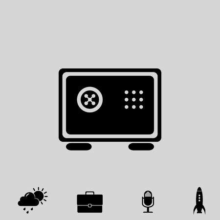 safe vector iconのイラスト素材