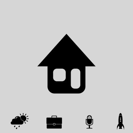 home vector iconのイラスト素材