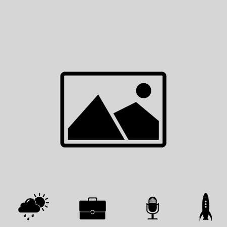 nature photo vector iconのイラスト素材