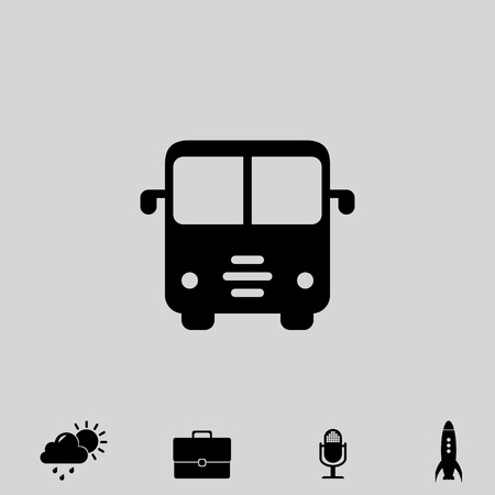 bus vector iconのイラスト素材