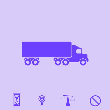 truck vector iconのイラスト素材