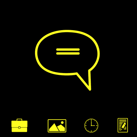 message vector iconのイラスト素材