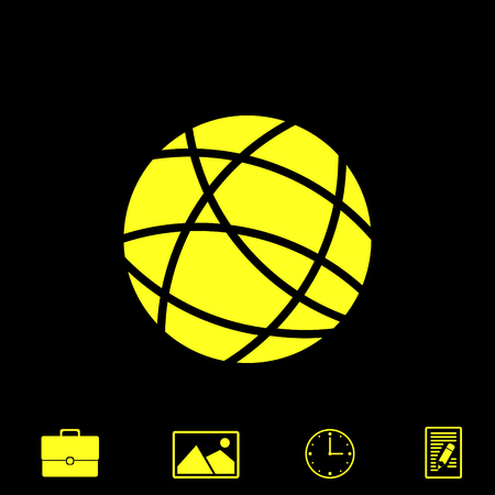 globe vector iconのイラスト素材