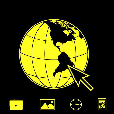 website vector iconのイラスト素材