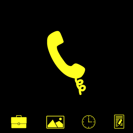 phone vector iconのイラスト素材