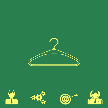 hatrack vector iconのイラスト素材