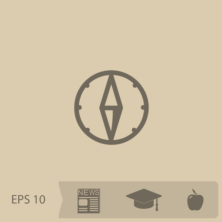 compass vector iconのイラスト素材