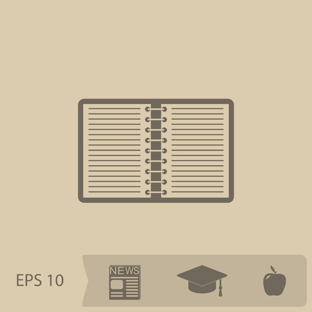 book vector iconのイラスト素材