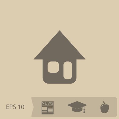 home vector iconのイラスト素材