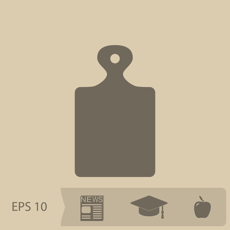 kitchen board vector iconのイラスト素材