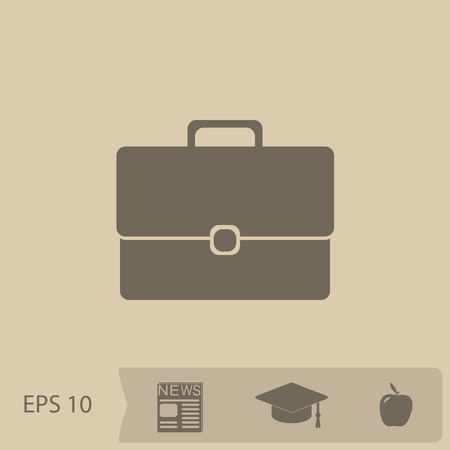 briefcase vector iconのイラスト素材