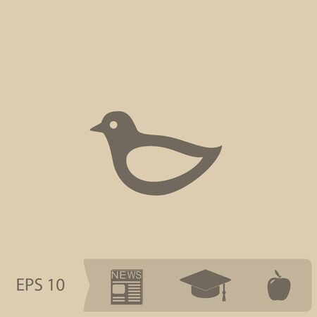bird vector iconのイラスト素材