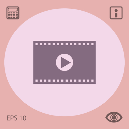 video vector iconのイラスト素材