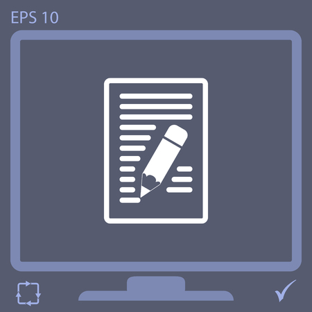 Notes vector iconのイラスト素材