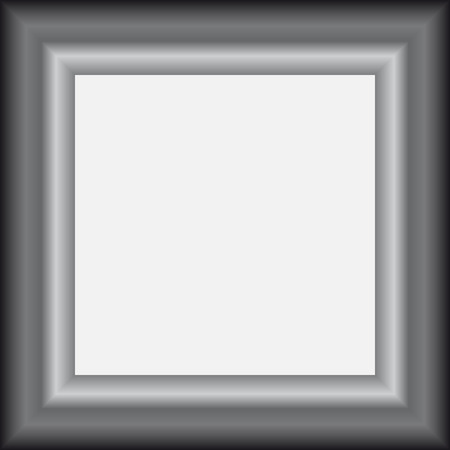 Abstract frame. Halftone effect vector background. Black and white vector illustration.のイラスト素材