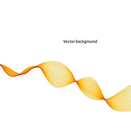 Line waves for business, science, technology design.のイラスト素材