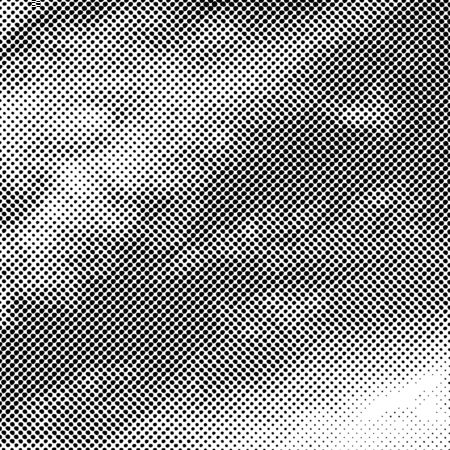 Vector abstract dotted background. Black and white halftone effect vector illustration.のイラスト素材
