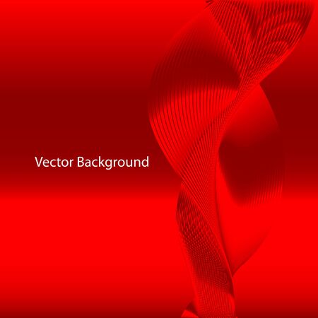Vector abstract background. Line waves. For business, science, technology design.のイラスト素材