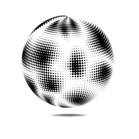 Grunge halftone background. Vector dots texture. Abstract dotted backgroundのイラスト素材
