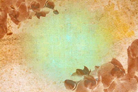 old vintage abstract paper with orchid motivesの写真素材