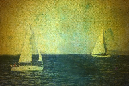 old retro abstract landscapeの写真素材
