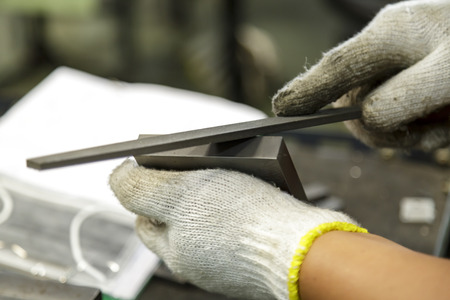 manual part grindingの写真素材