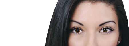 woman s eyesの写真素材