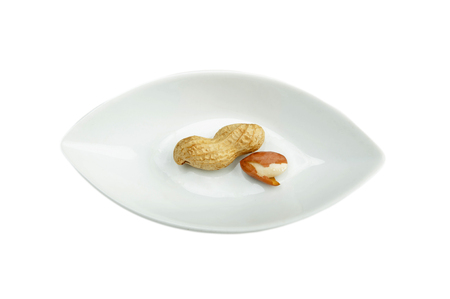 nuts in plate