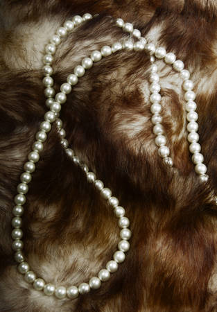 fur and beadsの写真素材