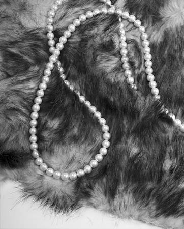 fur and beadsの写真素材
